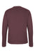 Next Level 9002NL Mens PCH Crewneck Sweatshirt Heather Maroon Flat Back