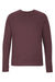 Next Level 9002NL Mens PCH Crewneck Sweatshirt Heather Maroon Flat Front