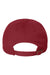 47 Brand 4700 Mens Clean Up Adjustable Hat Cardinal Red Flat Back
