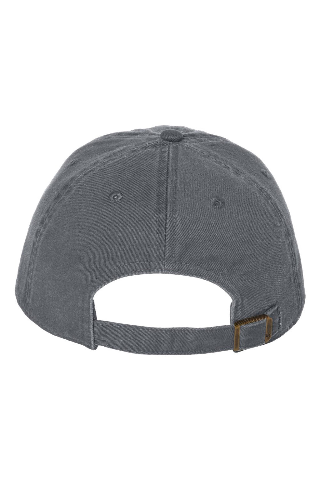 47 Brand Hats 4700 Mens Clean Up Adjustable Hat Charcoal Grey Flat Back