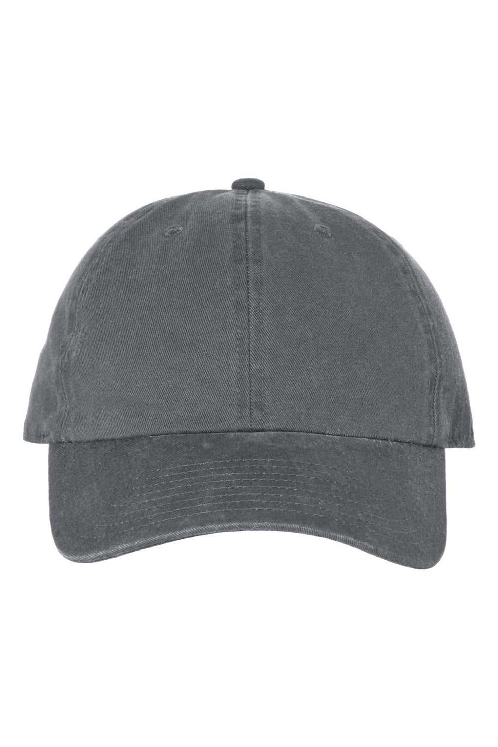 47 Brand Hats 4700 Mens Clean Up Adjustable Hat Charcoal Grey Flat Front
