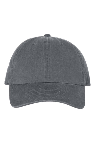47 Brand 4700 Mens Clean Up Adjustable Hat Charcoal Grey Flat Front