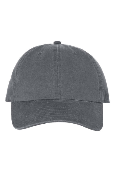 47 Brand Hats 4700 Mens Clean Up Adjustable Hat Charcoal Grey Flat Front