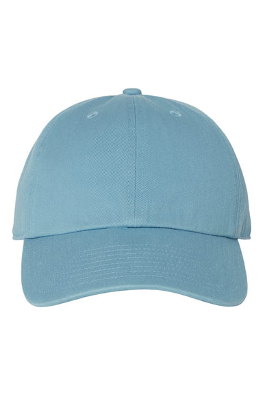 47 Brand 4700 Mens Clean Up Hat Columbia Blue Flat Front