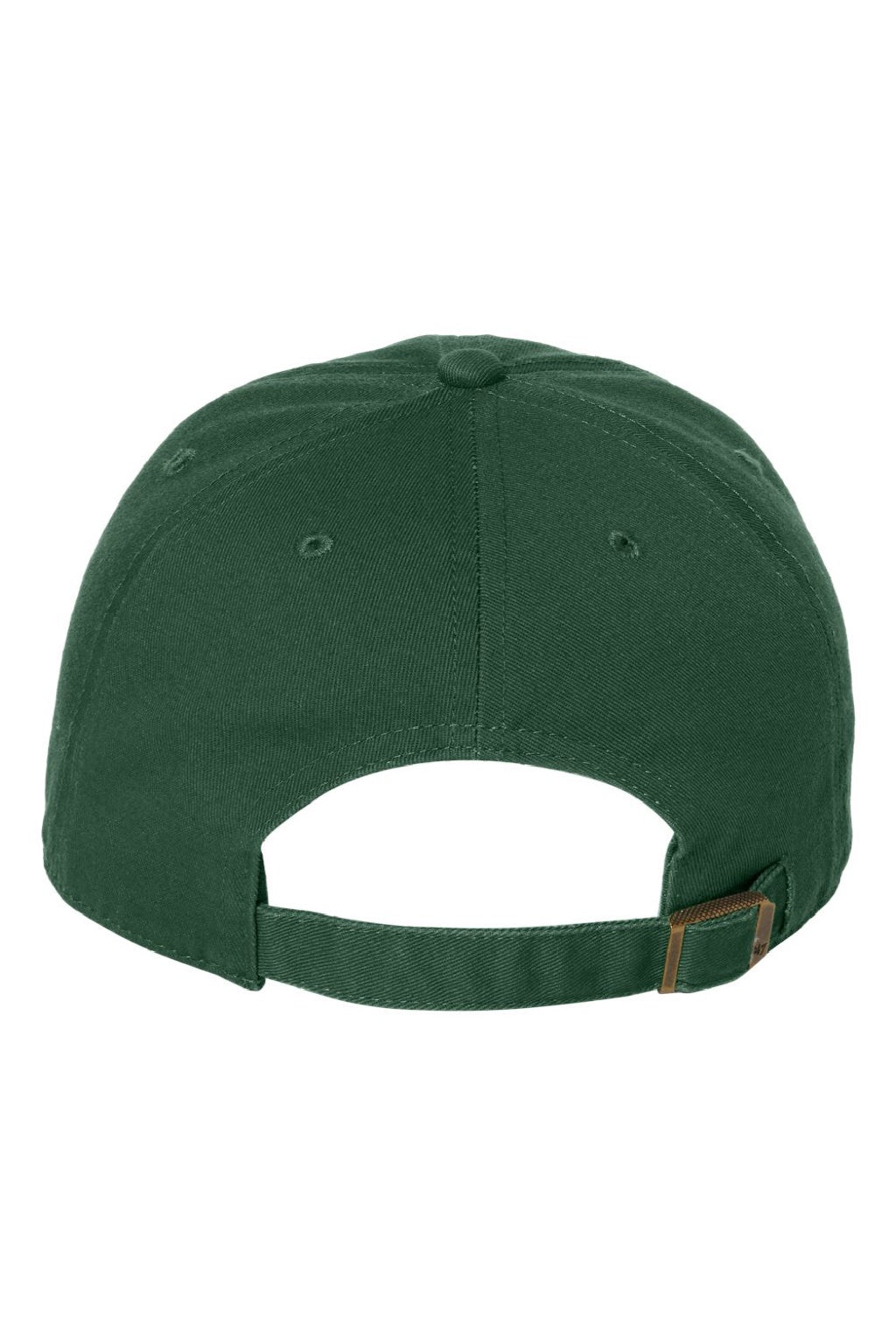 47 Brand Hats 4700 Mens Clean Up Adjustable Hat Dark Green Flat Back