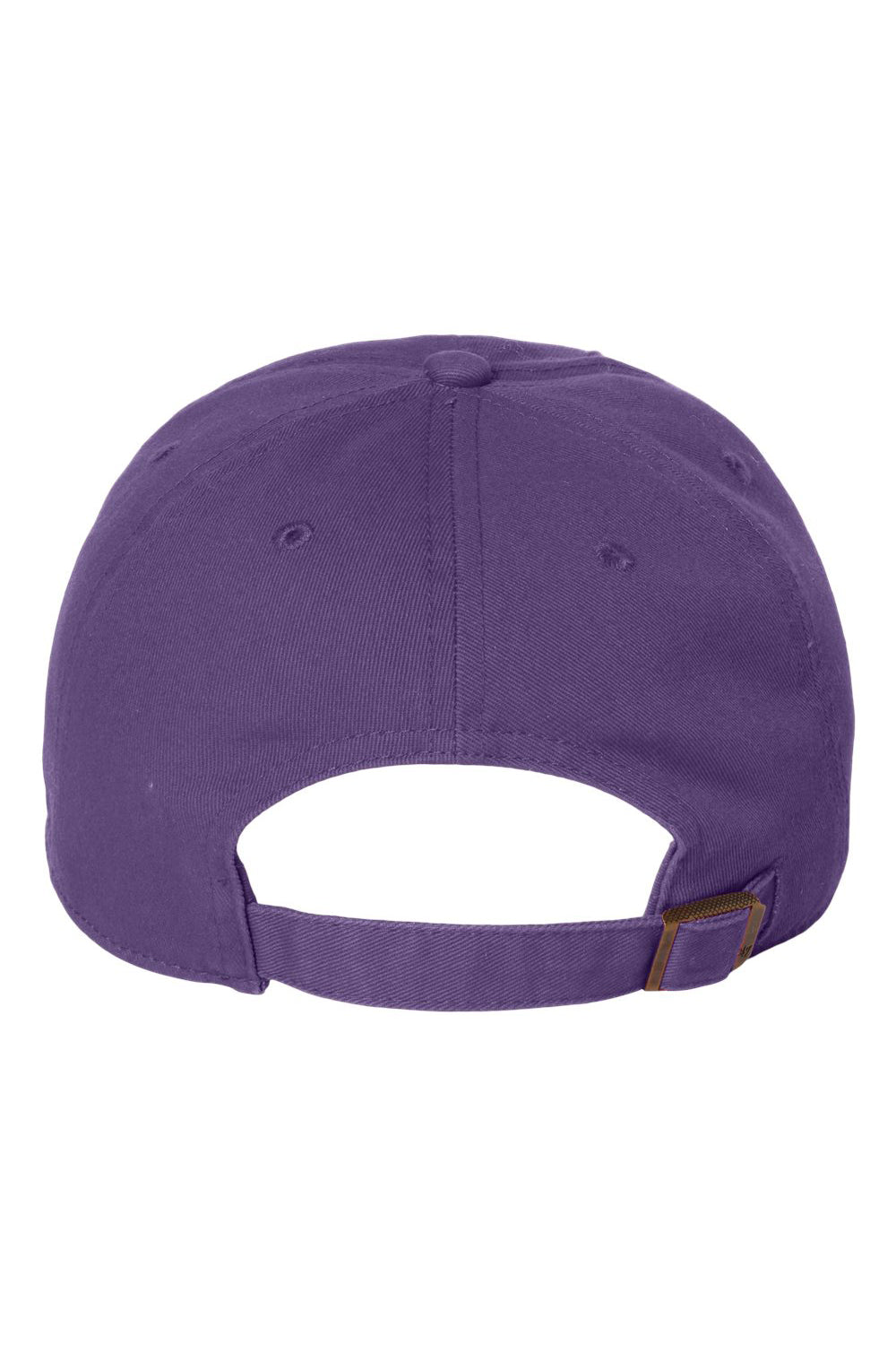 47 Brand 4700 Mens Clean Up Adjustable Hat Purple Flat Back