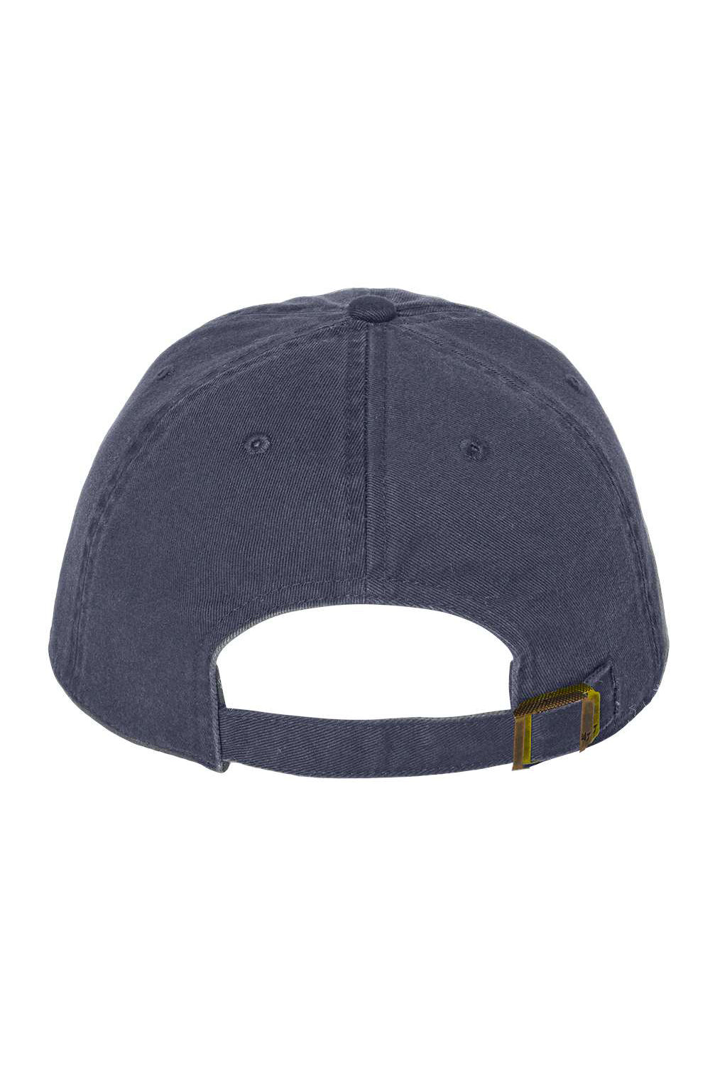 47 Brand 4700 Mens Clean Up Adjustable Hat Vintage Navy Blue Flat Back