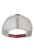 47 Brand 4710 Mens Trawler Snapback Hat Cardinal Red/Stone Flat Back