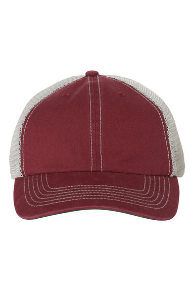 47 Brand 4710 Mens Trawler Hat Cardinal Red/Stone Flat Front