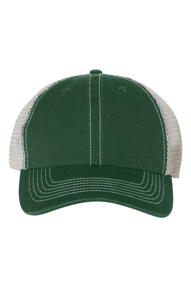 47 Brand 4710 Mens Trawler Snapback Hat Dark Green/Stone Flat Front