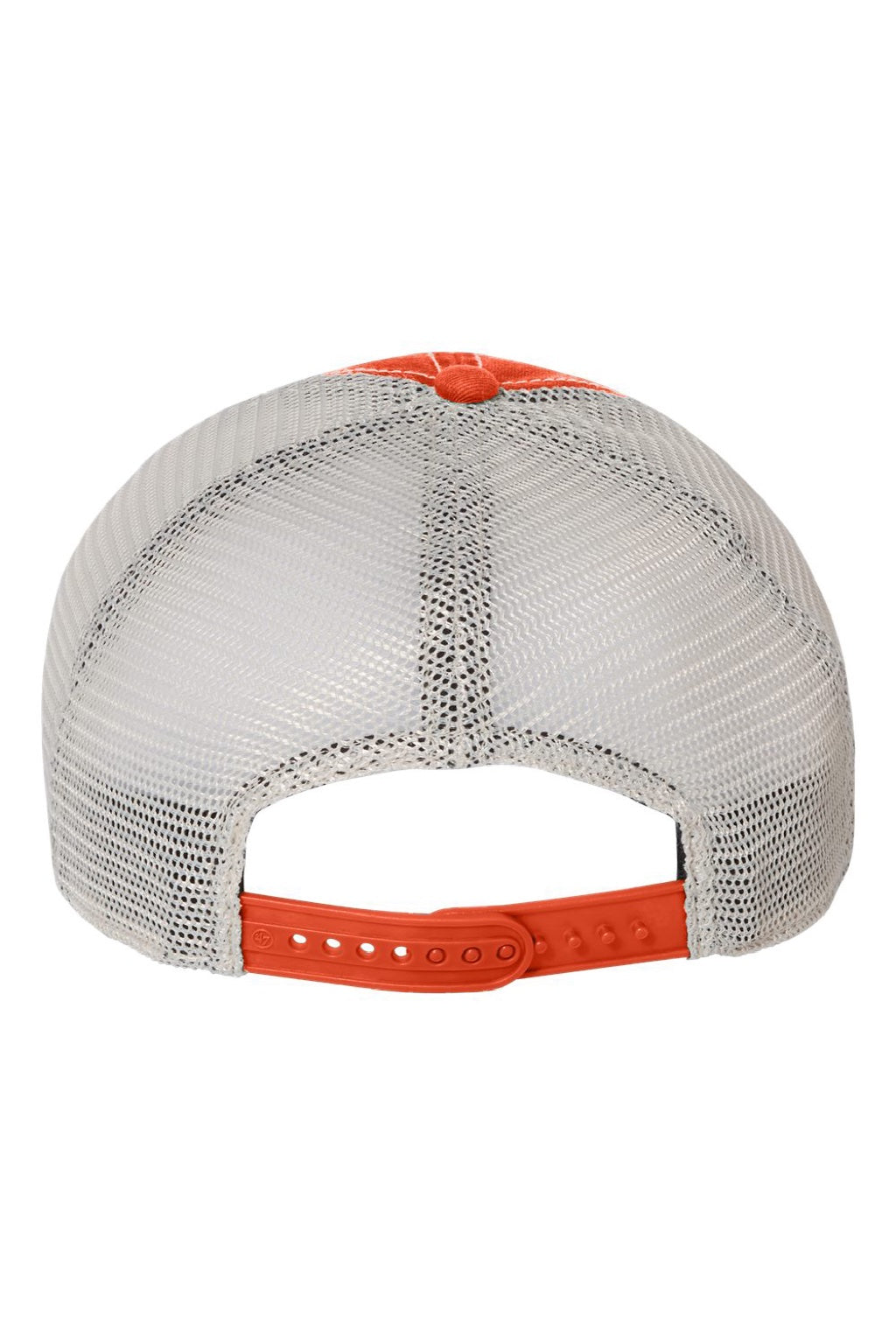 47 Brand Hats 4710 Mens Trawler Snapback Hat Orange/Stone Flat Back