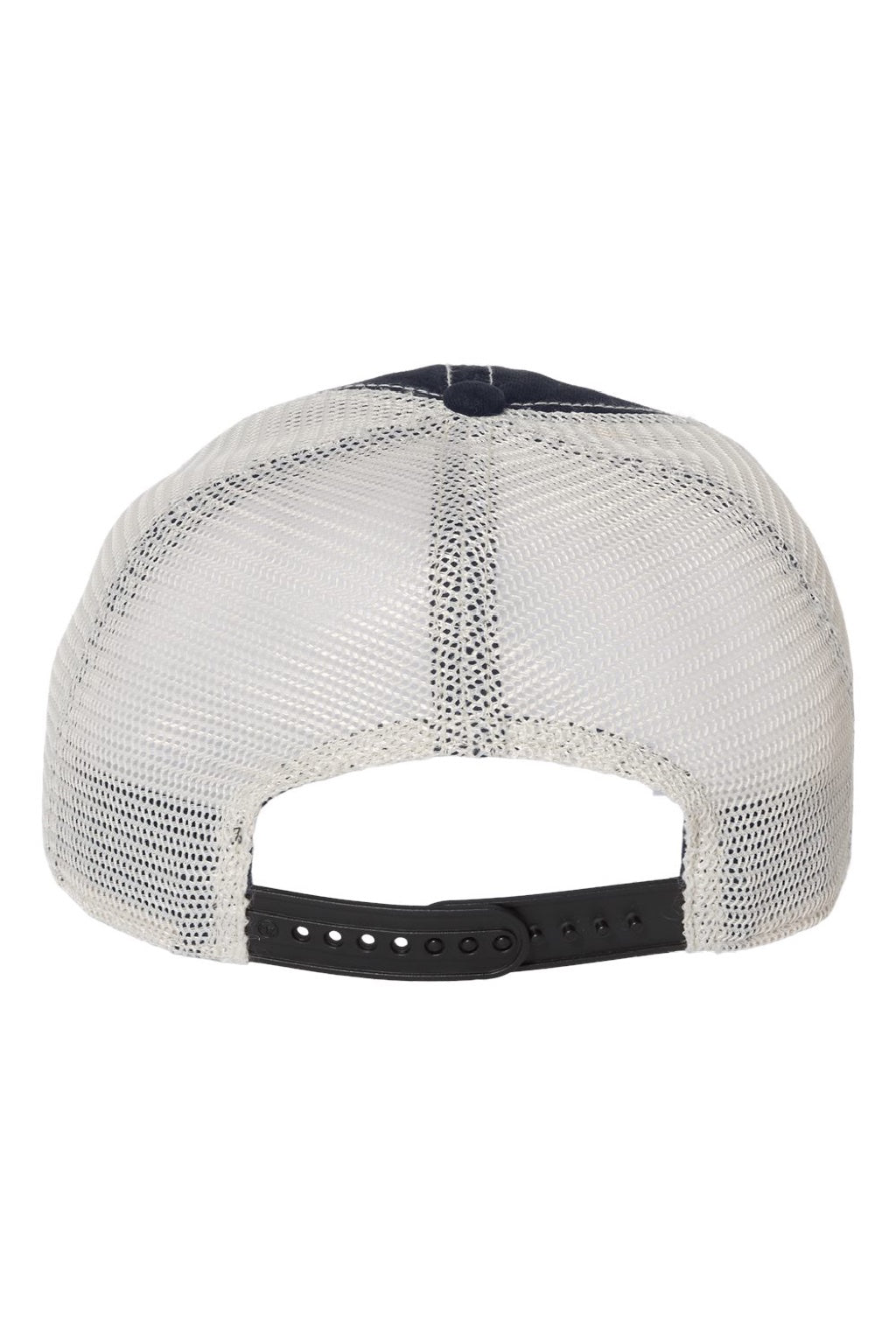 47 Brand Hats 4710 Mens Trawler Snapback Hat Vintage Navy Blue/Stone Flat Back