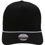 Imperial Mens The Wrightson Moisture Wicking Snapback Hat - Black/White - NEW