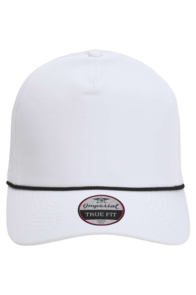 Imperial 5054 Mens The Wrightson Hat White/Black Flat Front