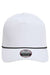 Imperial Hats 5054 Mens The Wrightson Moisture Wicking Snapback Hat White/Black Flat Front