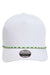 Imperial Hats 5054 Mens The Wrightson Moisture Wicking Snapback Hat White/Green-Yellow Flat Front