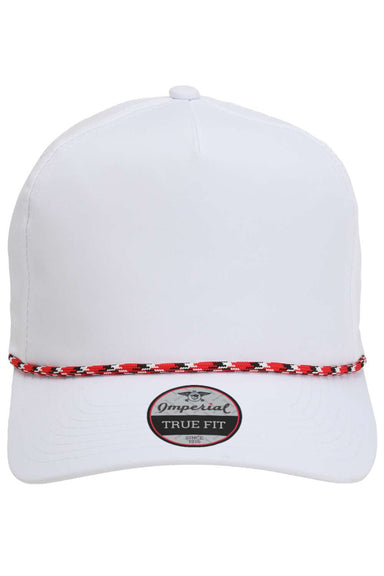 Imperial 5054 Mens The Wrightson Hat White/Red-Black Flat Front