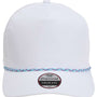 Imperial Mens The Wrightson Moisture Wicking Snapback Hat - White/Teal-Purple - NEW