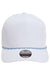 Imperial Hats 5054 Mens The Wrightson Moisture Wicking Snapback Hat White/Teal-Purple Flat Front
