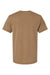 LAT 6902 Mens Vintage Wash Short Sleeve Crewneck T-Shirt Coyote Brown Flat Back