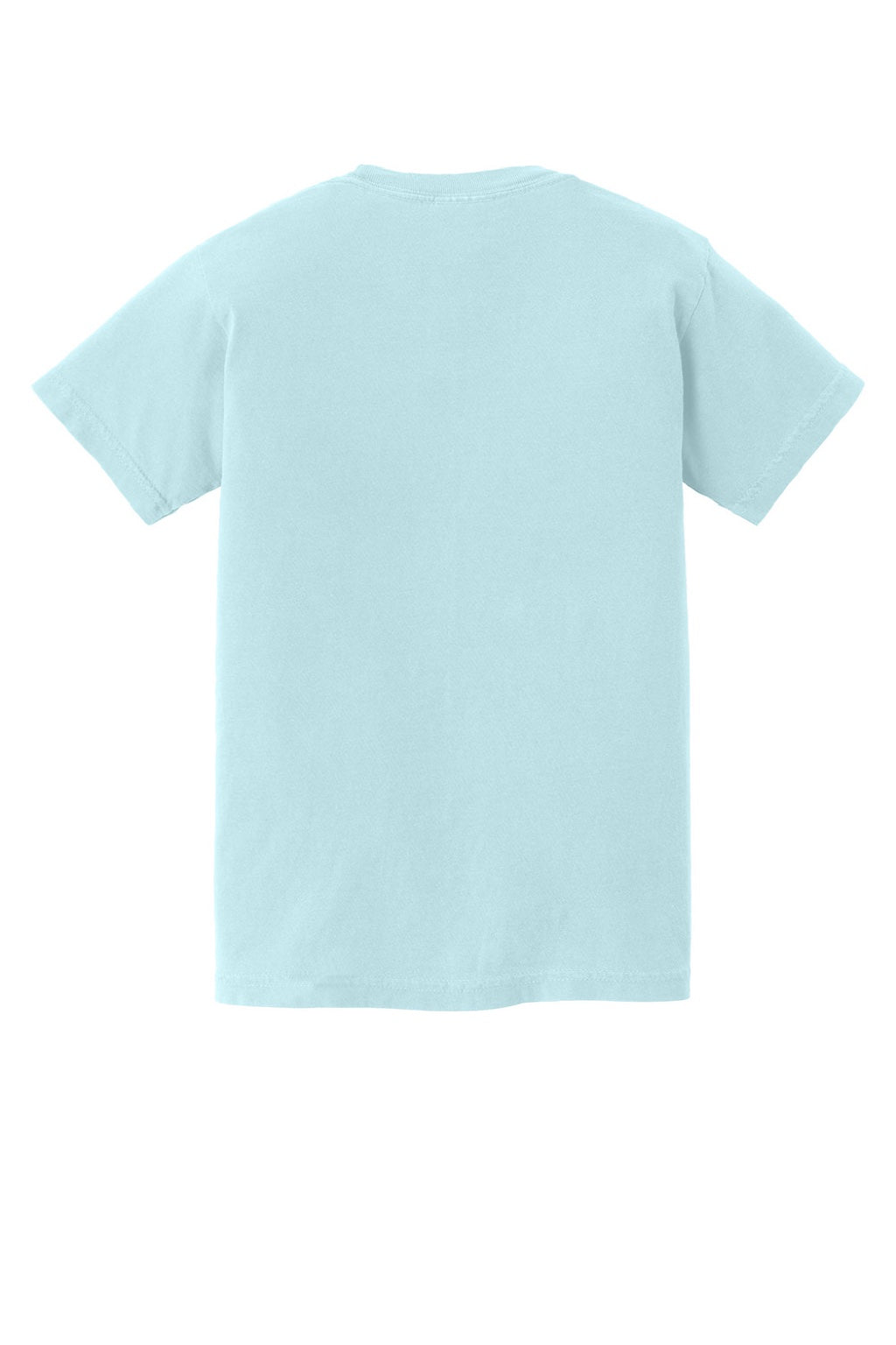 Comfort Colors 9018 Youth Short Sleeve Crewneck T-Shirt Chambray Blue Flat Back