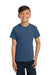 Comfort Colors 9018 Youth Short Sleeve Crewneck T-Shirt China Blue Model Front