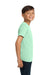 Comfort Colors 9018 Youth Short Sleeve Crewneck T-Shirt Island Reef Green Model Side