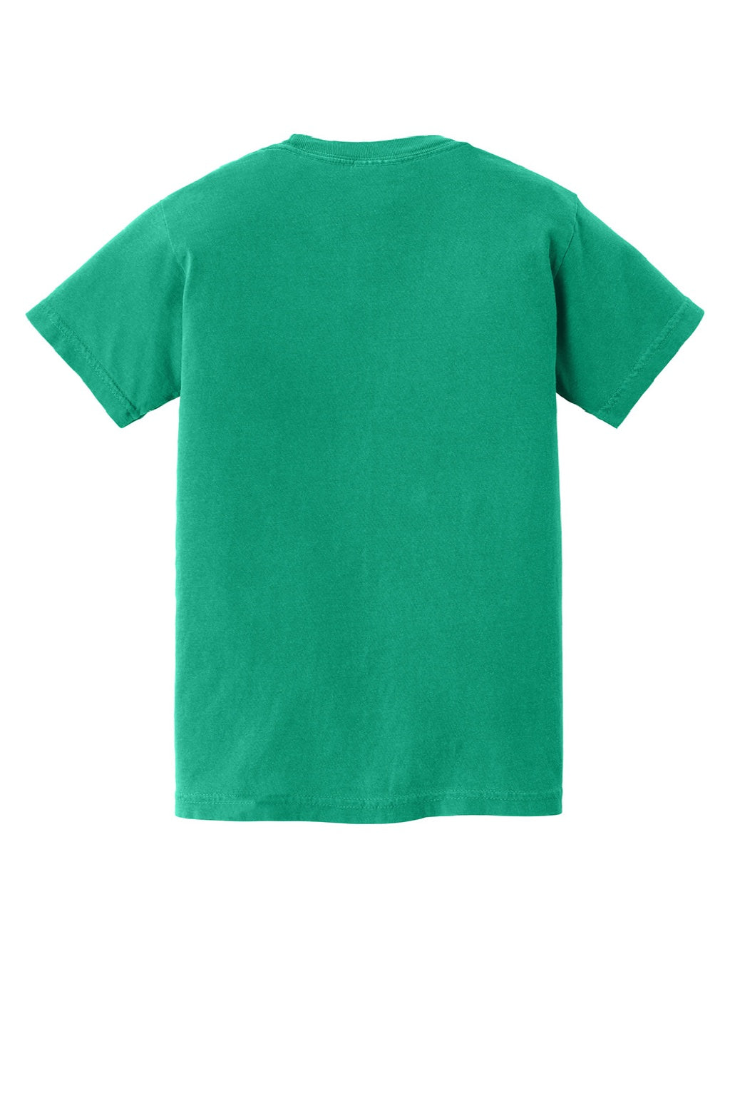 Comfort Colors 9018 Youth Short Sleeve Crewneck T-Shirt Island Green Flat Back
