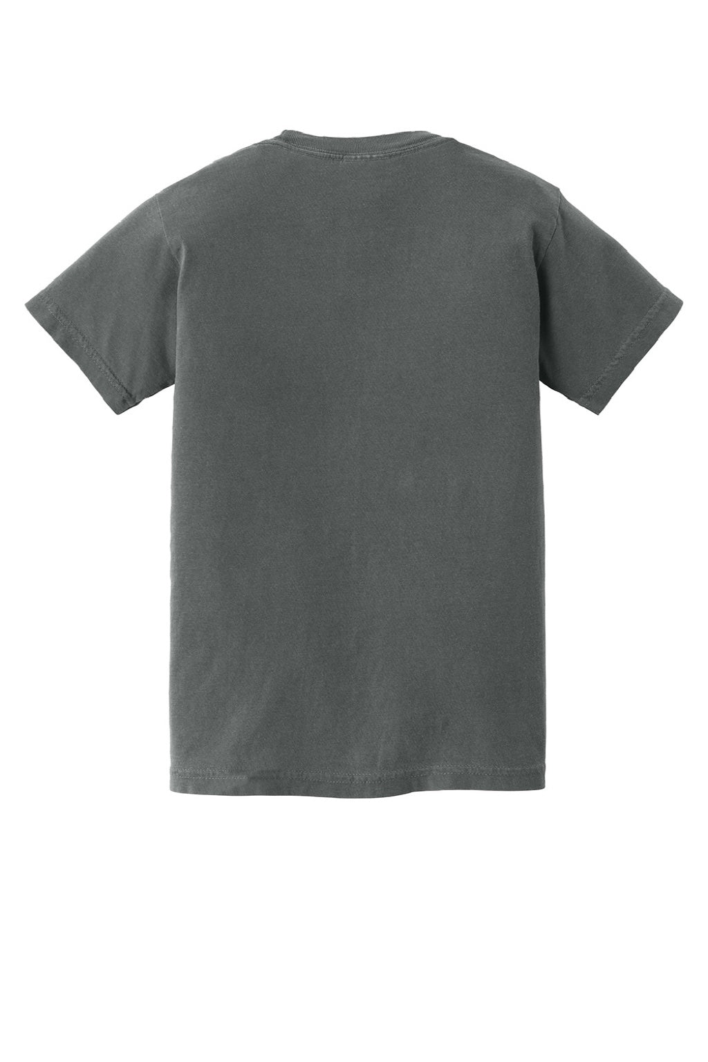 Comfort Colors 9018 Youth Short Sleeve Crewneck T-Shirt Pepper Grey Flat Back