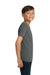 Comfort Colors 9018 Youth Short Sleeve Crewneck T-Shirt Pepper Grey Model Side