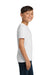 Comfort Colors 9018 Youth Short Sleeve Crewneck T-Shirt White Model Side