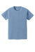 Comfort Colors 9018 Youth Short Sleeve Crewneck T-Shirt Washed Denim Blue Flat Front