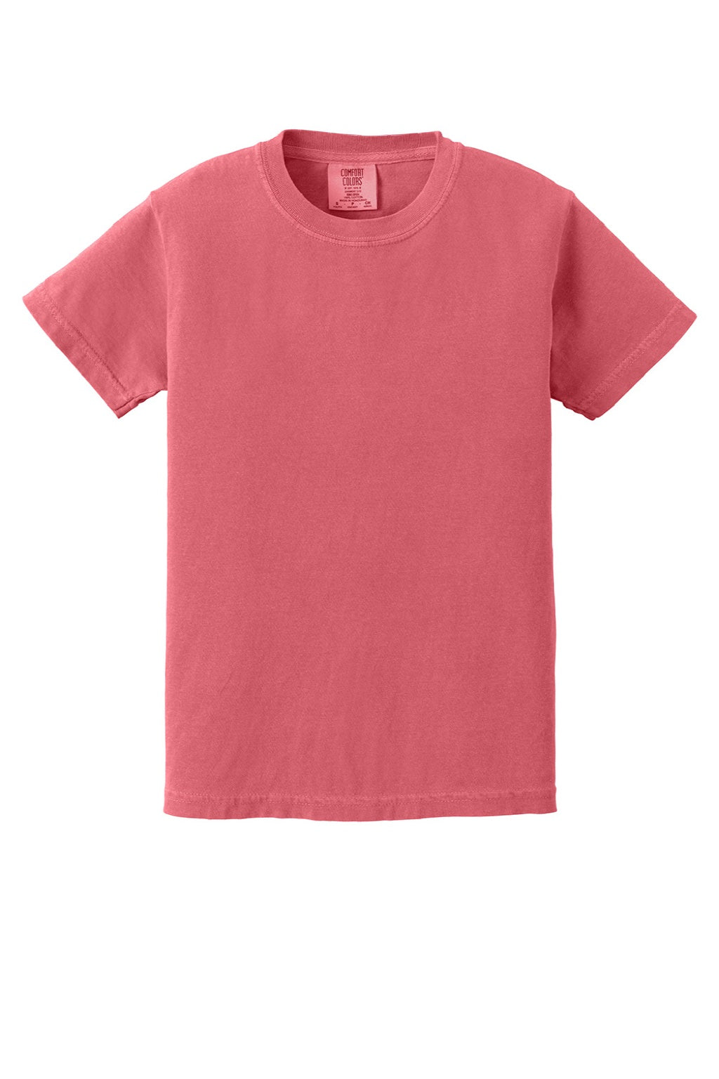 Comfort Colors 9018 Youth Short Sleeve Crewneck T-Shirt Watermelon Flat Front