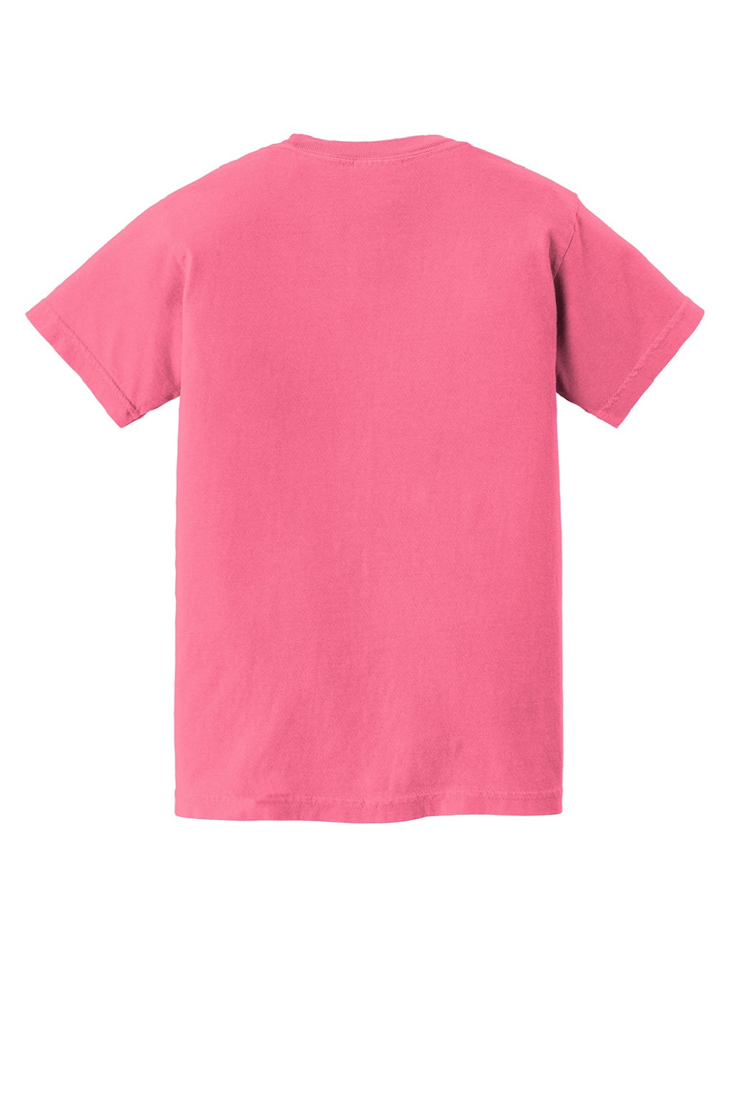 Comfort Colors 9018 Youth Short Sleeve Crewneck T-Shirt Crunchberry Pink Flat Back