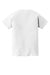 Comfort Colors 9018 Youth Short Sleeve Crewneck T-Shirt White Flat Back
