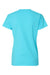ComfortWash By Hanes GDH125 Mens Garment Dyed Short Sleeve V-Neck T-Shirt Freshwater Blue Flat Back
