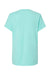 ComfortWash By Hanes GDH125 Mens Garment Dyed Short Sleeve V-Neck T-Shirt Mint Green Flat Back