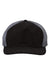 Richardson Hats 930 Mens Troutdale Corduroy Snapback Trucker Hat Black/Charcoal Grey Flat Front