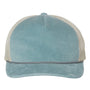 Richardson Hats Mens Troutdale Corduroy Snapback Trucker Hat - Light Blue/Sand