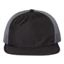 Richardson Hats Mens Rogue Wide Set Mesh Back Moisture Wicking Adjustable Hat - Black/Charcoal Grey