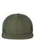 Richardson 935 Mens Rogue Wide Set Mesh Hat Olive Green Flat Front