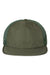 Richardson Hats 935 Mens Rogue Wide Set Mesh Back Moisture Wicking Adjustable Hat Olive Green Flat Front