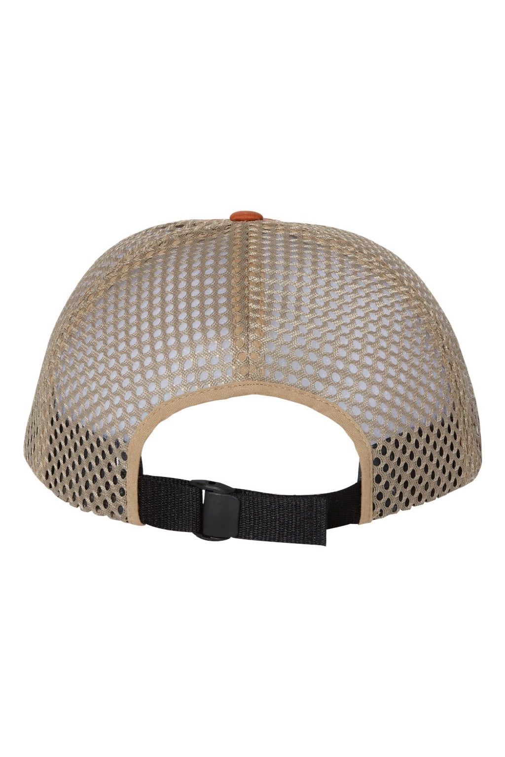 Richardson Hats 935 Mens Rogue Wide Set Mesh Back Moisture Wicking Adjustable Hat Texas Orange/Khaki Flat Back