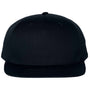 Richardson Hats Mens Pinch Front Structured Snapback Trucker Hat - Black