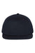Richardson Hats 255 Mens Pinch Front Structured Snapback Trucker Hat Navy Blue Flat Front