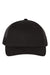 Richardson Hats 112Y Youth Trucker Snapback Hat Black Flat Front