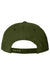 Richardson Hats 253 Mens Timberline Corduroy UPF 50+ Snapback Hat Olive Green Flat Back
