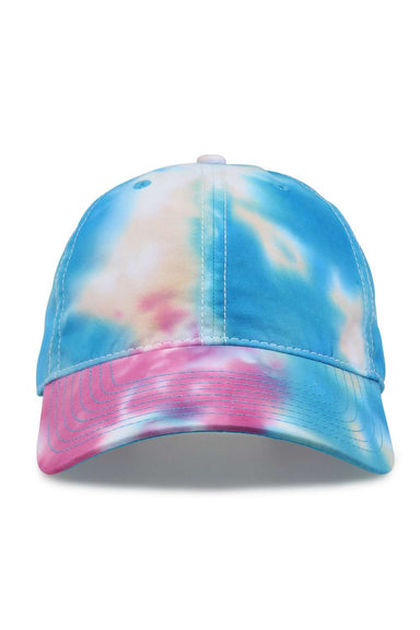The Game GB482 Mens Tie-Dye Twill Hat Pastel Flat Front