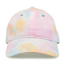 The Game Mens Tie-Dye Twill Adjustable Hat - Sorbet - NEW