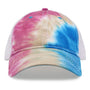 The Game Mens Tie-Dye Snapback Trucker Hat - Pastel - NEW